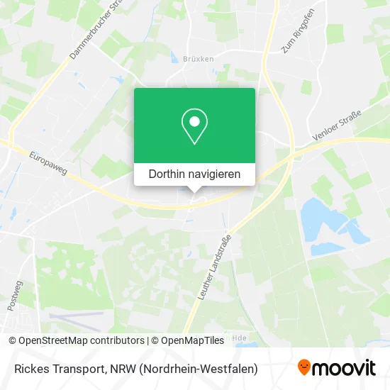 Rickes Transport Karte