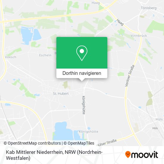 Kab Mittlerer Niederrhein Karte