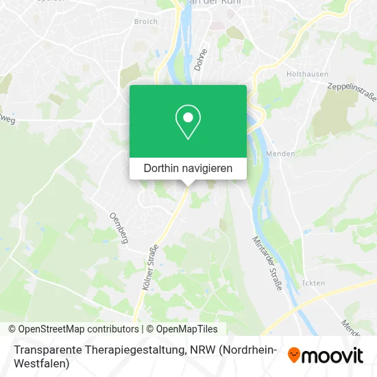 Transparente Therapiegestaltung Karte