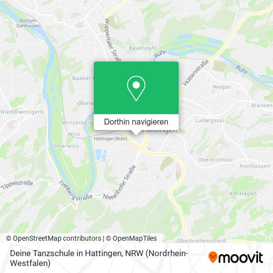 Deine Tanzschule in Hattingen Karte