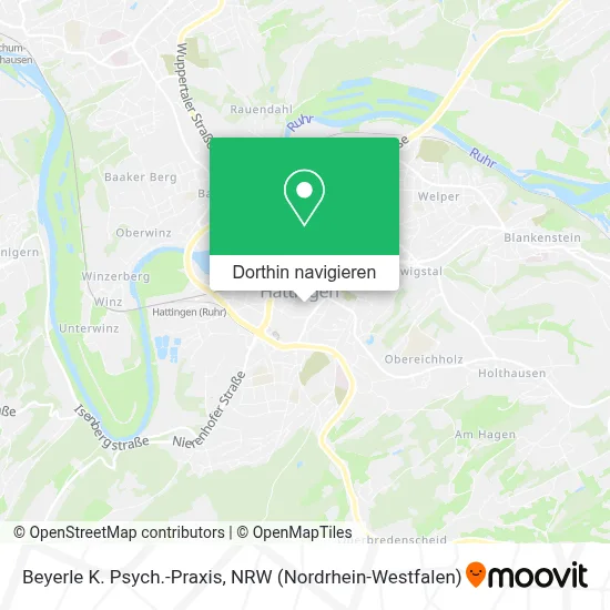 Beyerle K. Psych.-Praxis Karte