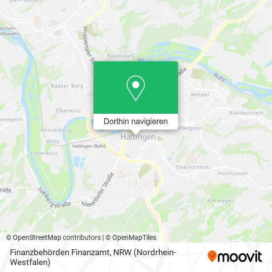 Finanzbehörden Finanzamt Karte