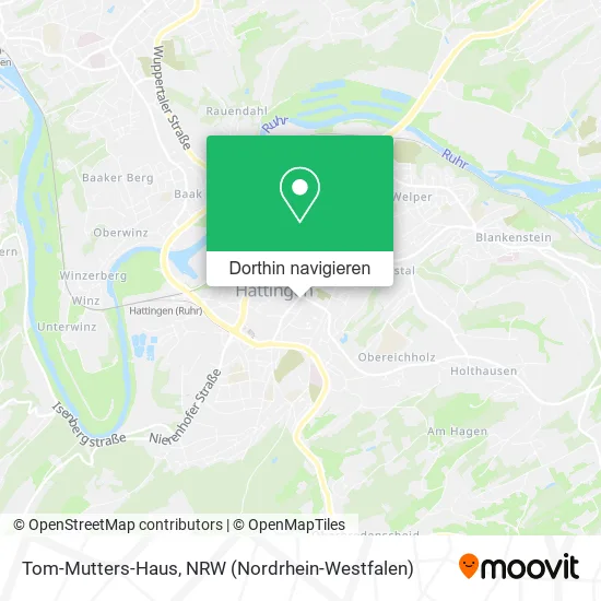 Tom-Mutters-Haus Karte