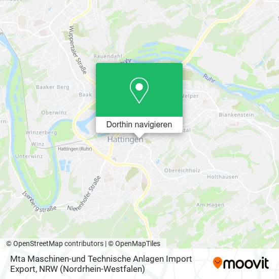 Mta Maschinen-und Technische Anlagen Import Export Karte