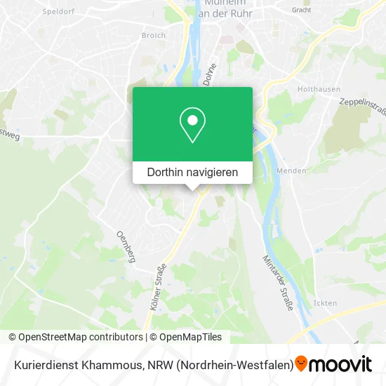 Kurierdienst Khammous Karte