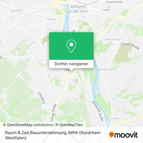 Raum & Zeit Bauunternehmung Karte