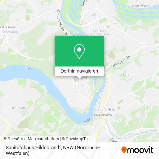 Sanitätshaus Hildebrandt Karte