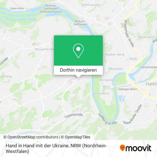 Hand in Hand mit der Ukraine Karte