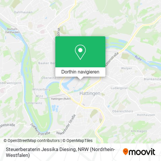 Steuerberaterin Jessika Diesing Karte