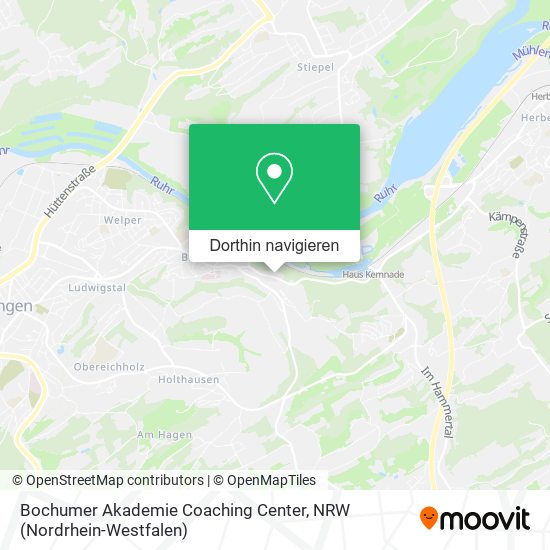 Bochumer Akademie Coaching Center Karte