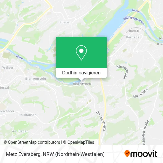 Metz Eversberg Karte