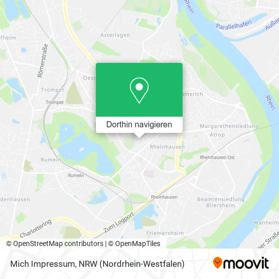 Mich Impressum Karte