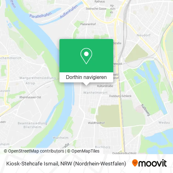 Kiosk-Stehcafe Ismail Karte