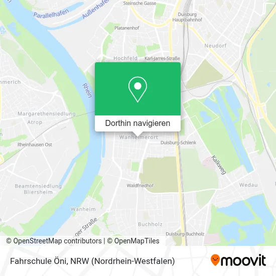 Fahrschule Öni Karte