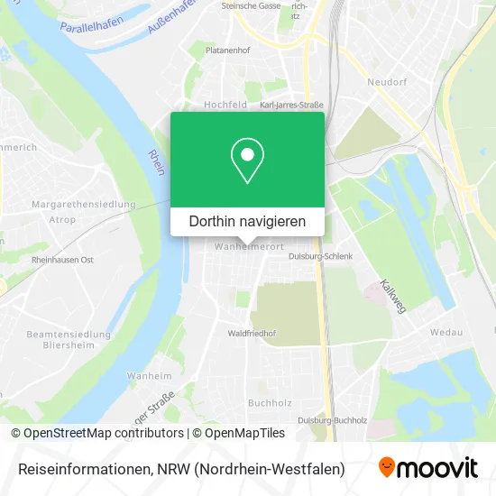Reiseinformationen Karte