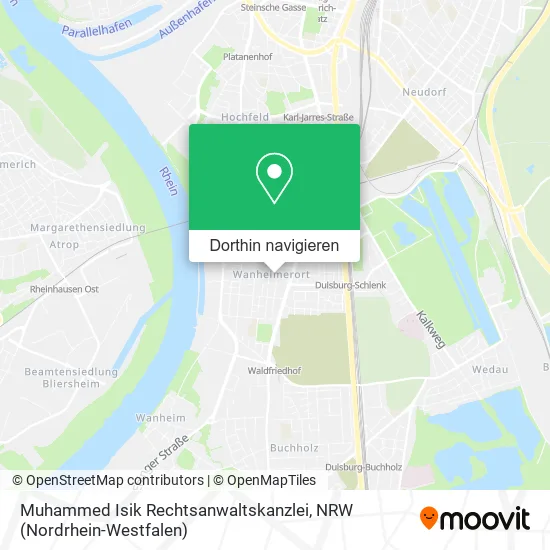 Muhammed Isik Rechtsanwaltskanzlei Karte