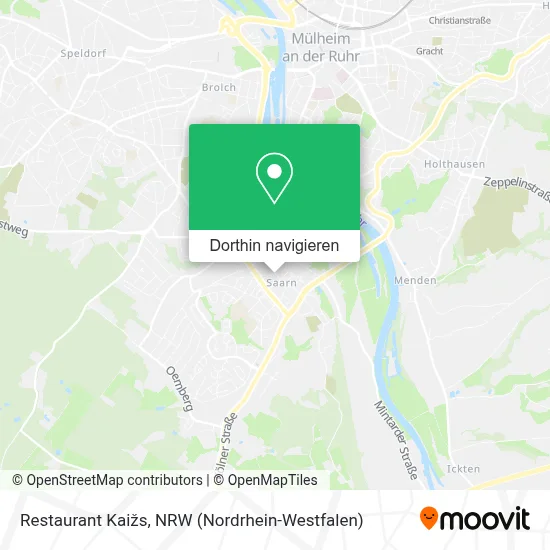 Restaurant Kaižs Karte