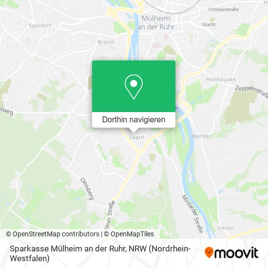 Sparkasse Mülheim an der Ruhr Karte