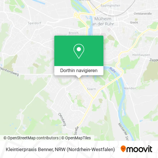 Kleintierpraxis Benner Karte