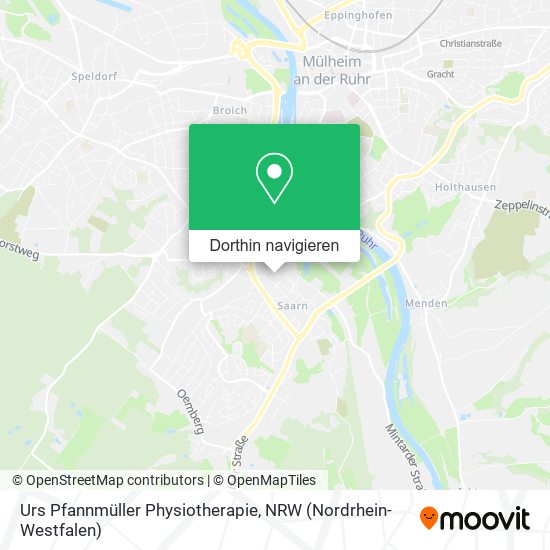 Urs Pfannmüller Physiotherapie Karte