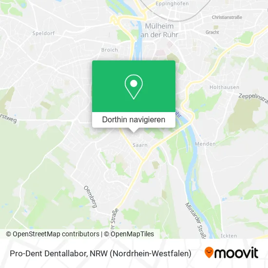 Pro-Dent Dentallabor Karte