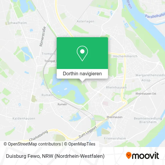 Duisburg Fewo Karte