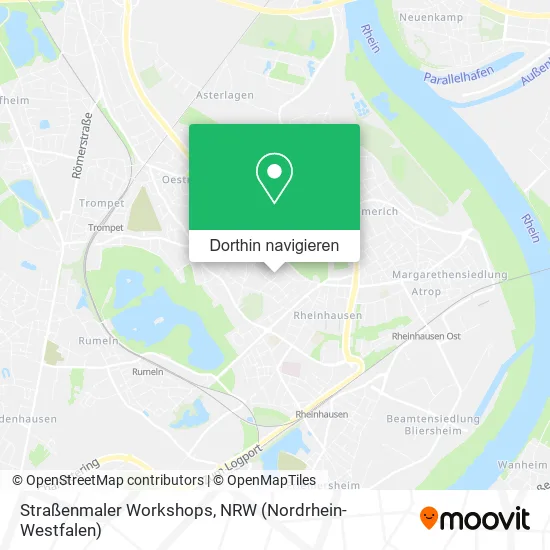 Straßenmaler Workshops Karte