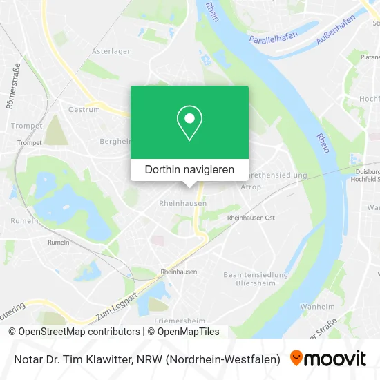 Notar Dr. Tim Klawitter Karte