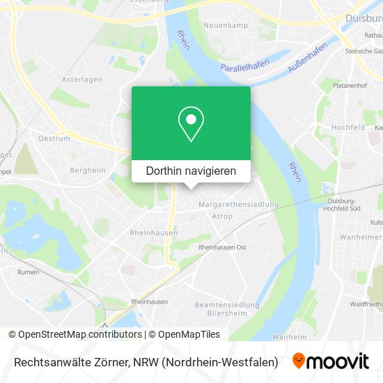 Rechtsanwälte Zörner Karte