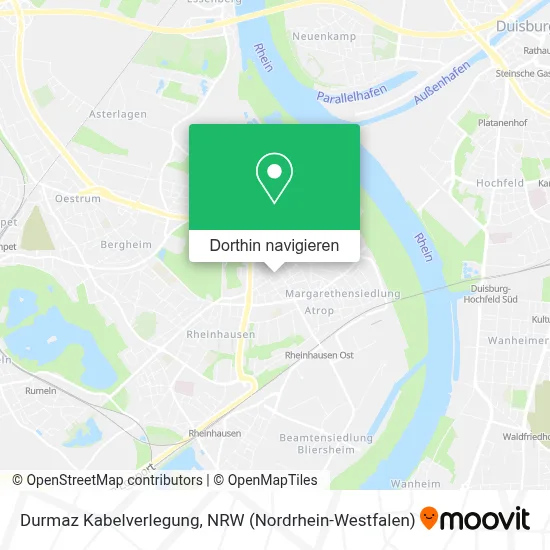 Durmaz Kabelverlegung Karte