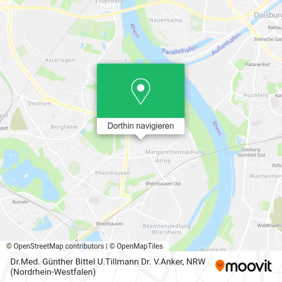 Dr.Med. Günther Bittel U.Tillmann Dr. V.Anker Karte