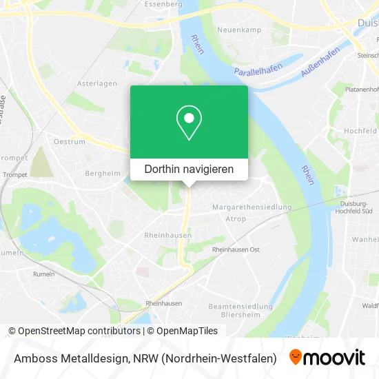 Amboss Metalldesign Karte