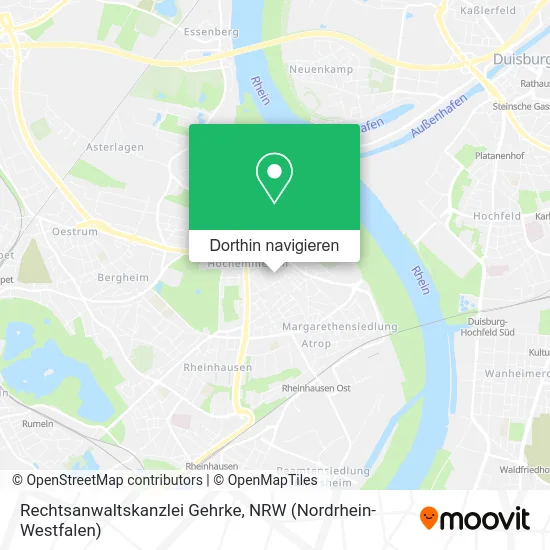 Rechtsanwaltskanzlei Gehrke Karte