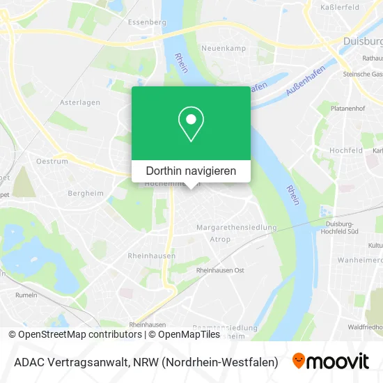 ADAC Vertragsanwalt Karte