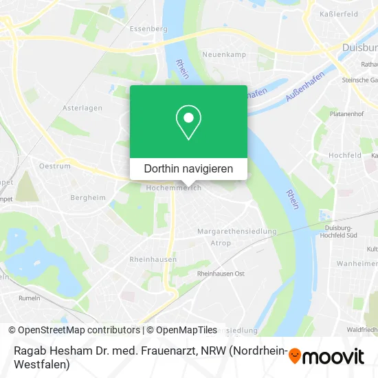 Ragab Hesham Dr. med. Frauenarzt Karte