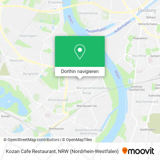 Kozan Cafe Restaurant Karte