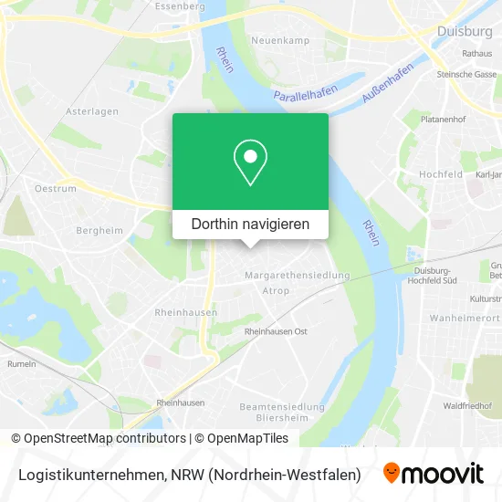 Logistikunternehmen Karte