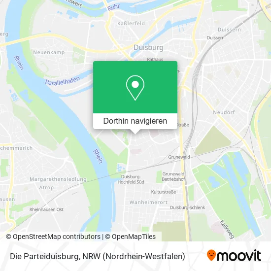 Die Parteiduisburg Karte
