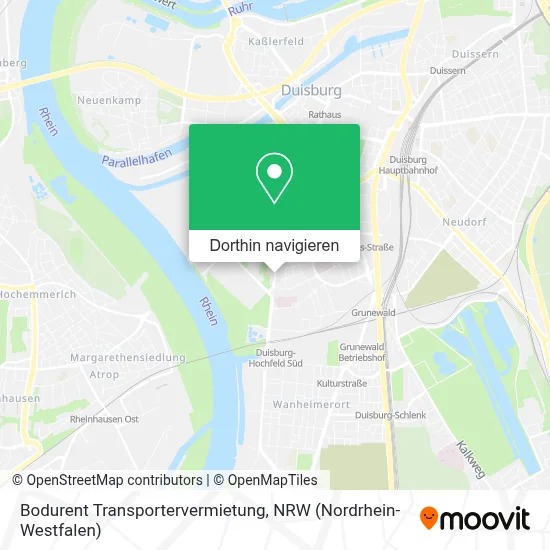 Bodurent Transportervermietung Karte