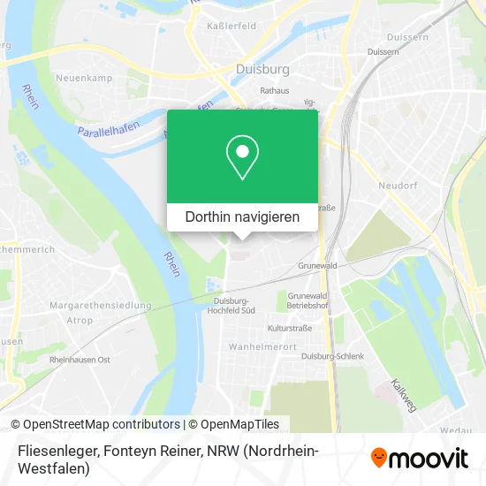 Fliesenleger, Fonteyn Reiner Karte