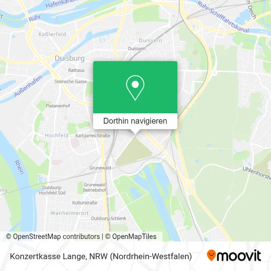 Konzertkasse Lange Karte