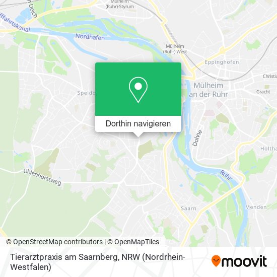 Tierarztpraxis am Saarnberg Karte