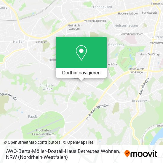 AWO-Berta-Möller-Dostali-Haus Betreutes Wohnen Karte