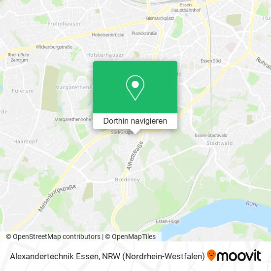 Alexandertechnik Essen Karte