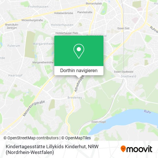 Kindertagesstätte Lillykids Kinderhut Karte