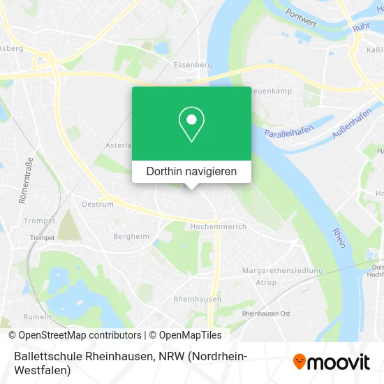 Ballettschule Rheinhausen Karte