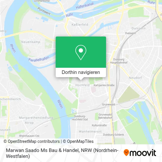 Marwan Saado Ms Bau & Handel Karte