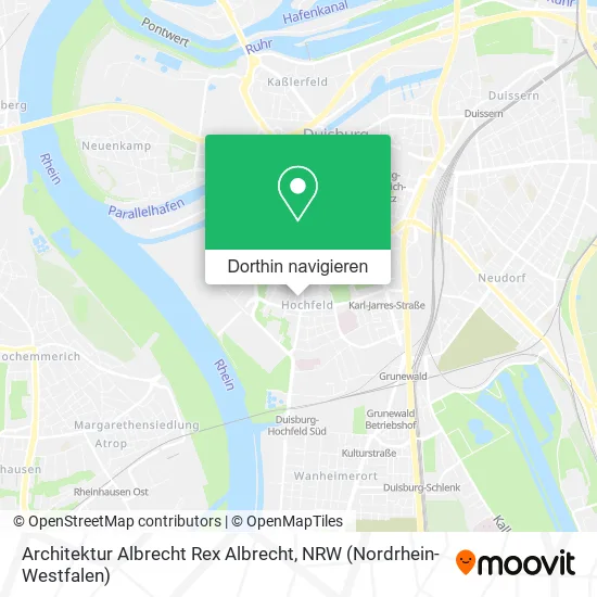Architektur Albrecht Rex Albrecht Karte