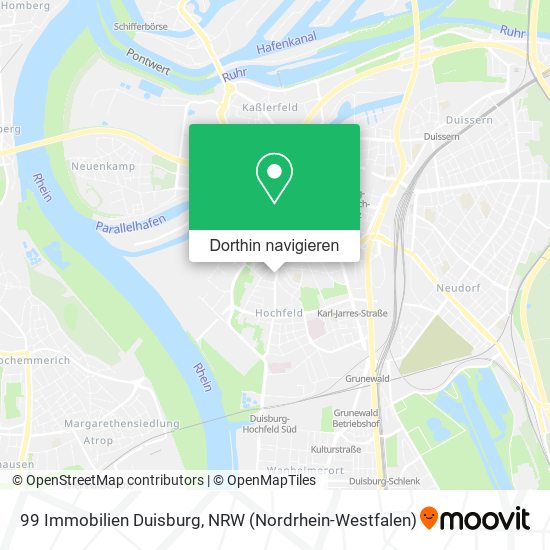 99 Immobilien Duisburg Karte