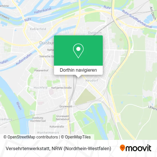 Versehrtenwerkstatt Karte